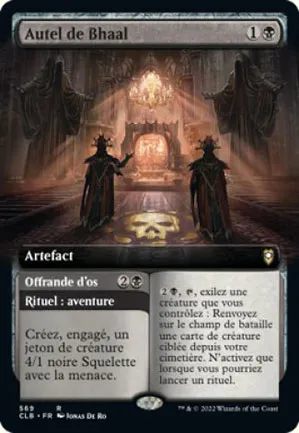 Autel de Bhaal // Offrande d'os