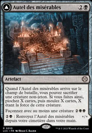 Autel des misérables // Masse d'ossements misérable