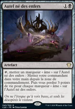 Autel né des enfers
