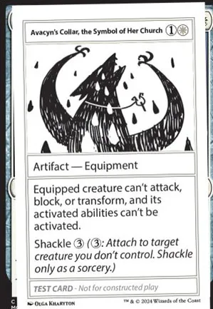 Avacyn's Collar, the Symbol of Her Church