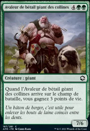 Avaleur de bétail géant des collines