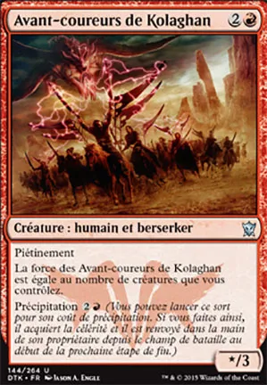 Avant-coureurs de Kolaghan