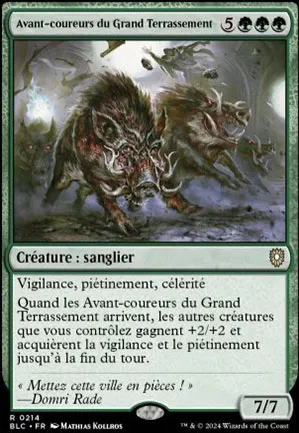 Avant-coureurs du Grand Terrassement