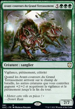 Avant-coureurs du Grand Terrassement