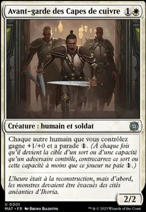 Avant-garde des Capes de cuivre