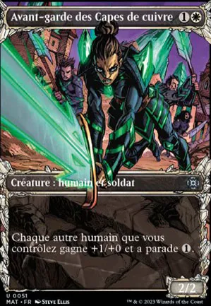 Avant-garde des Capes de cuivre