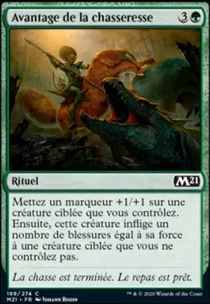 Avantage de la chasseresse