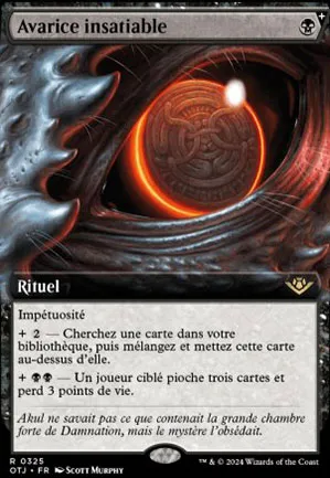 Avarice insatiable