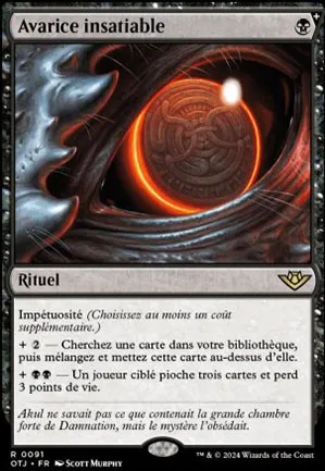 Avarice insatiable