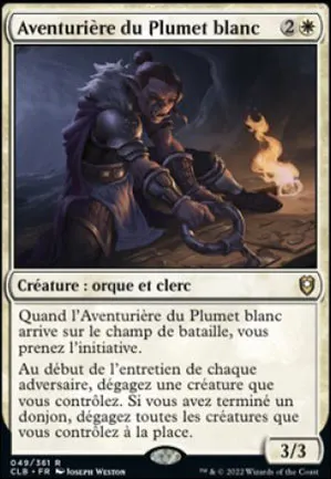 Aventurière du Plumet blanc