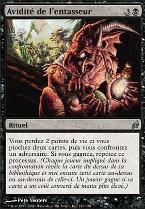 Avidité de l'entasseur