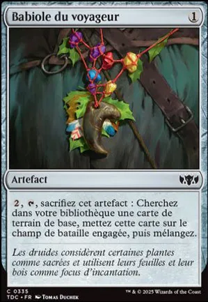 Babiole du voyageur