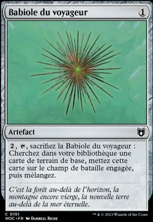 Babiole du voyageur