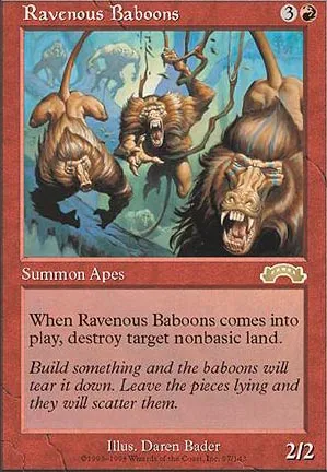 Babouins voraces