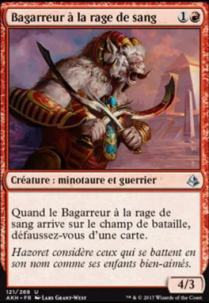 Bagarreur à la rage de sang