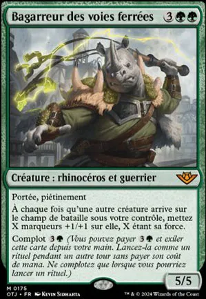 Bagarreur des voies ferrées