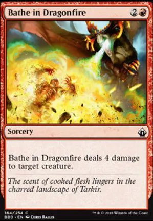 Bain dans le feu des dragons