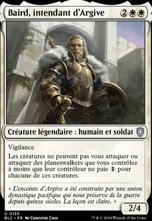 Baird, intendant d'Argive