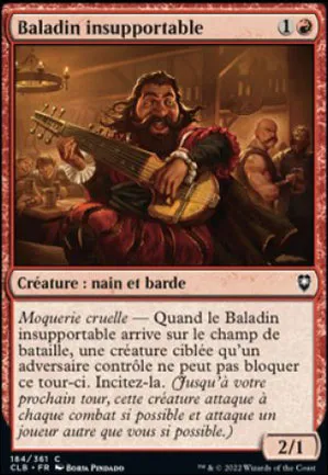 Baladin insupportable