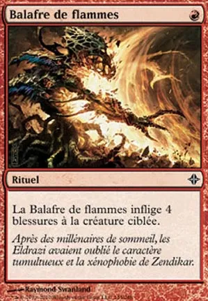Balafre de flammes
