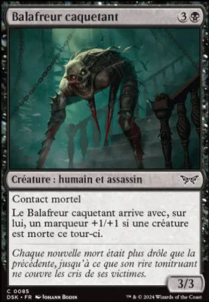Balafreur caquetant