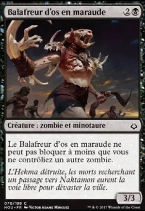 Balafreur d'os en maraude