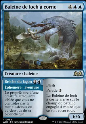 Baleine de loch à corne // Brèche du lagon