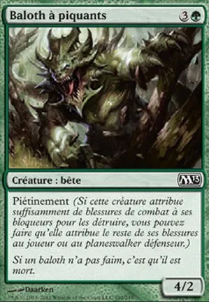 Baloth à piquants