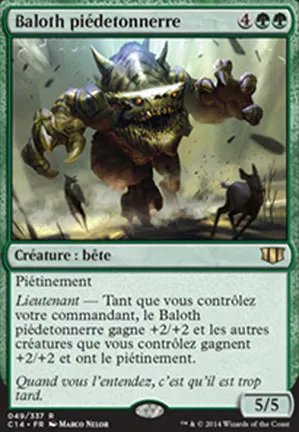Baloth piédetonnerre