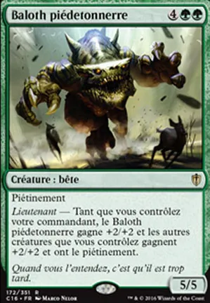 Baloth piédetonnerre