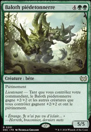 Baloth piédetonnerre