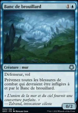 Banc de brouillard