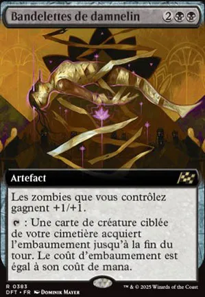 Bandelettes de damnelin
