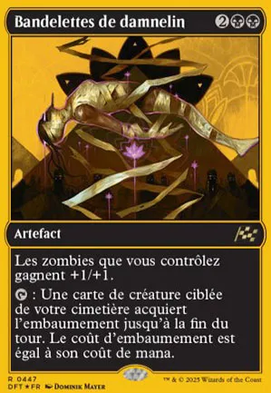 Bandelettes de damnelin