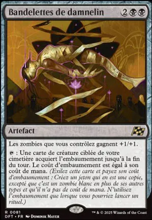 Bandelettes de damnelin