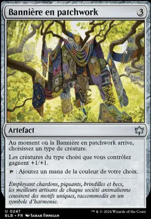 Bannière en patchwork