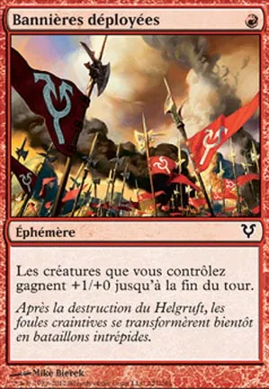 Bannières déployées
