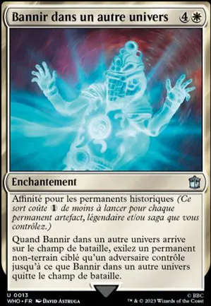 Bannir dans un autre univers