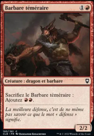 Barbare téméraire
