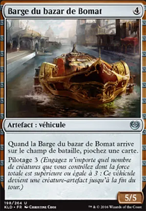 Barge du bazar de Bomat