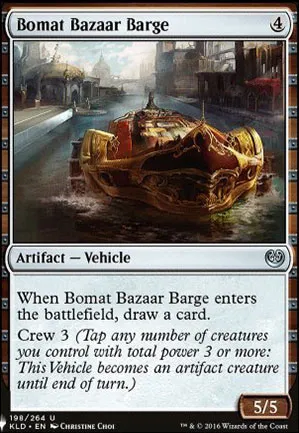 Barge du bazar de Bomat