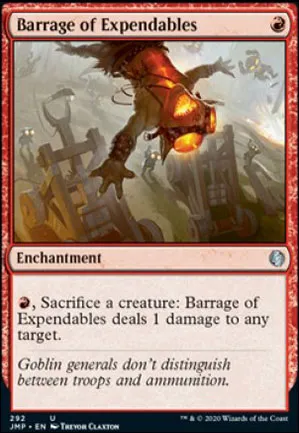 Barrage de sacrifiables