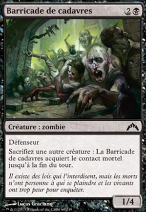 Barricade de cadavres