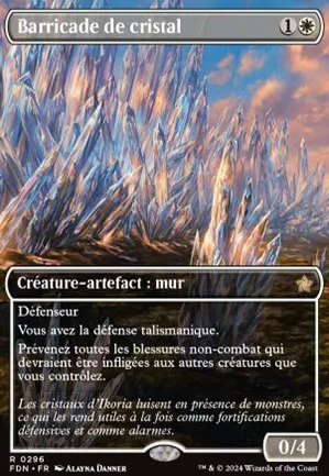 Barricade de cristal