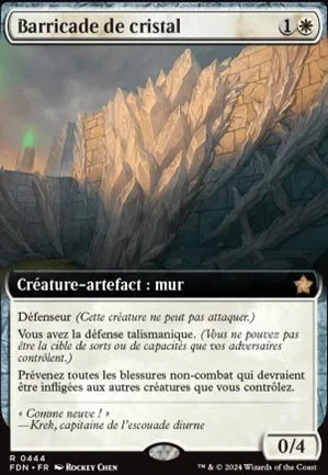 Barricade de cristal