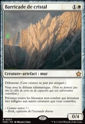 Barricade de cristal