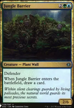 Barrière de la jungle