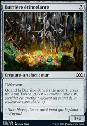 Barrière étincelante