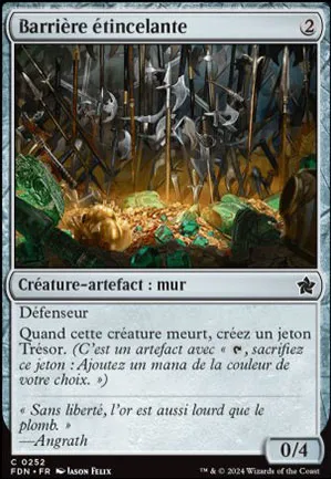 Barrière étincelante