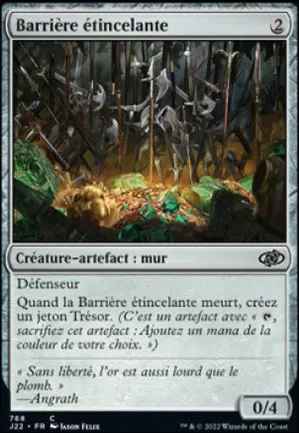 Barrière étincelante